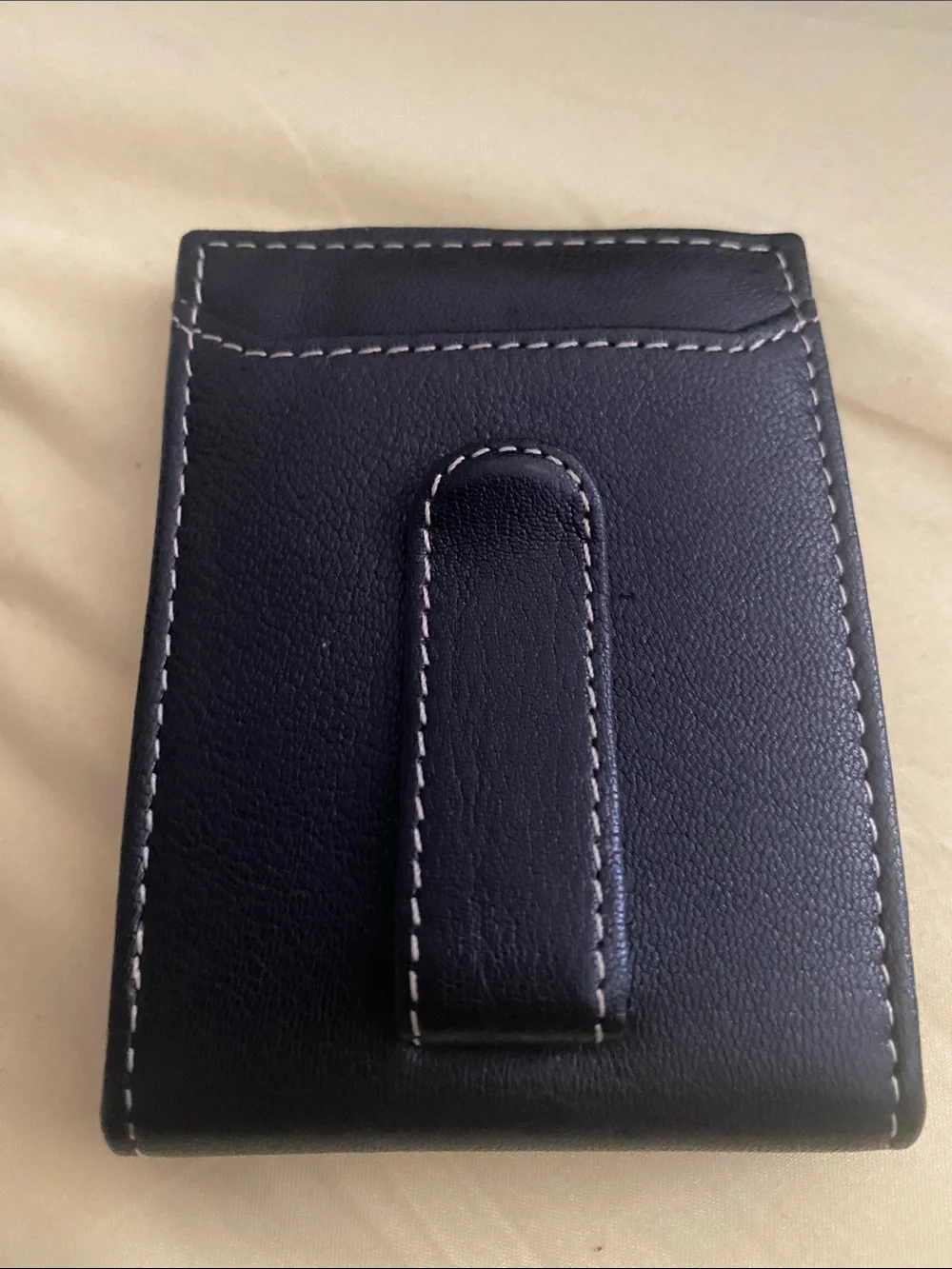Timberland Black Leather Wallet with Olive HYPEC Card Holder